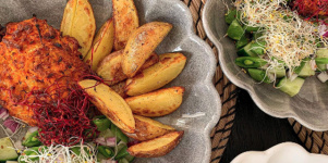 Helpot porkkana-halloumipihvit