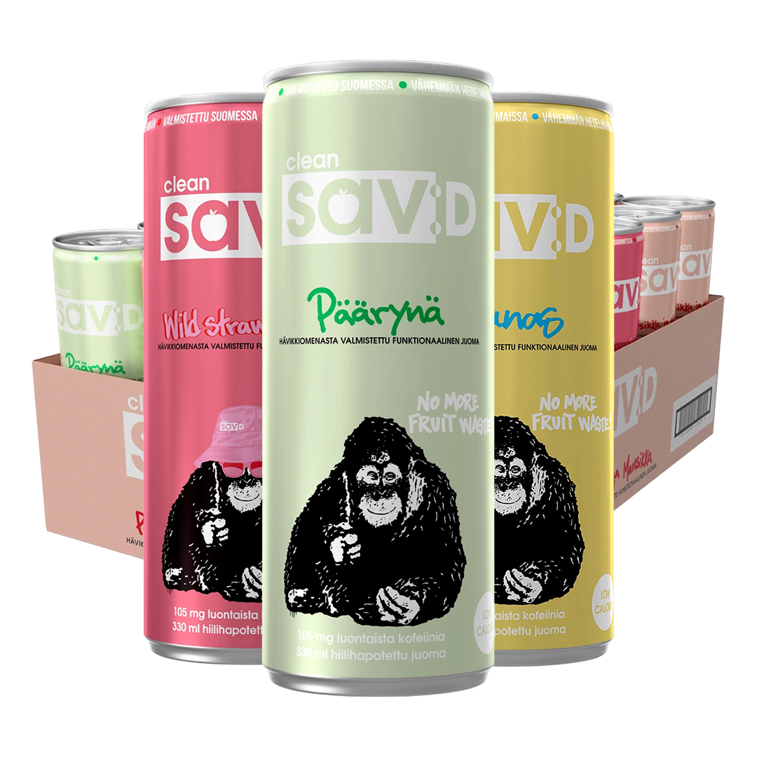 24 x Clean Drink / Clean SavD 330 ml Mix-lava