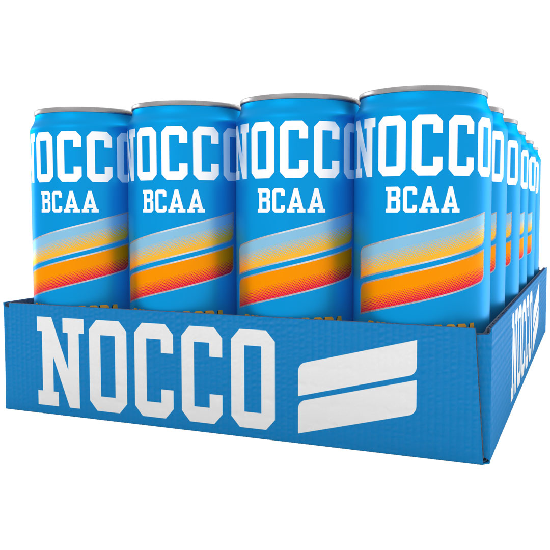 24 x NOCCO BCAA, 330 ml, Sunny Soda