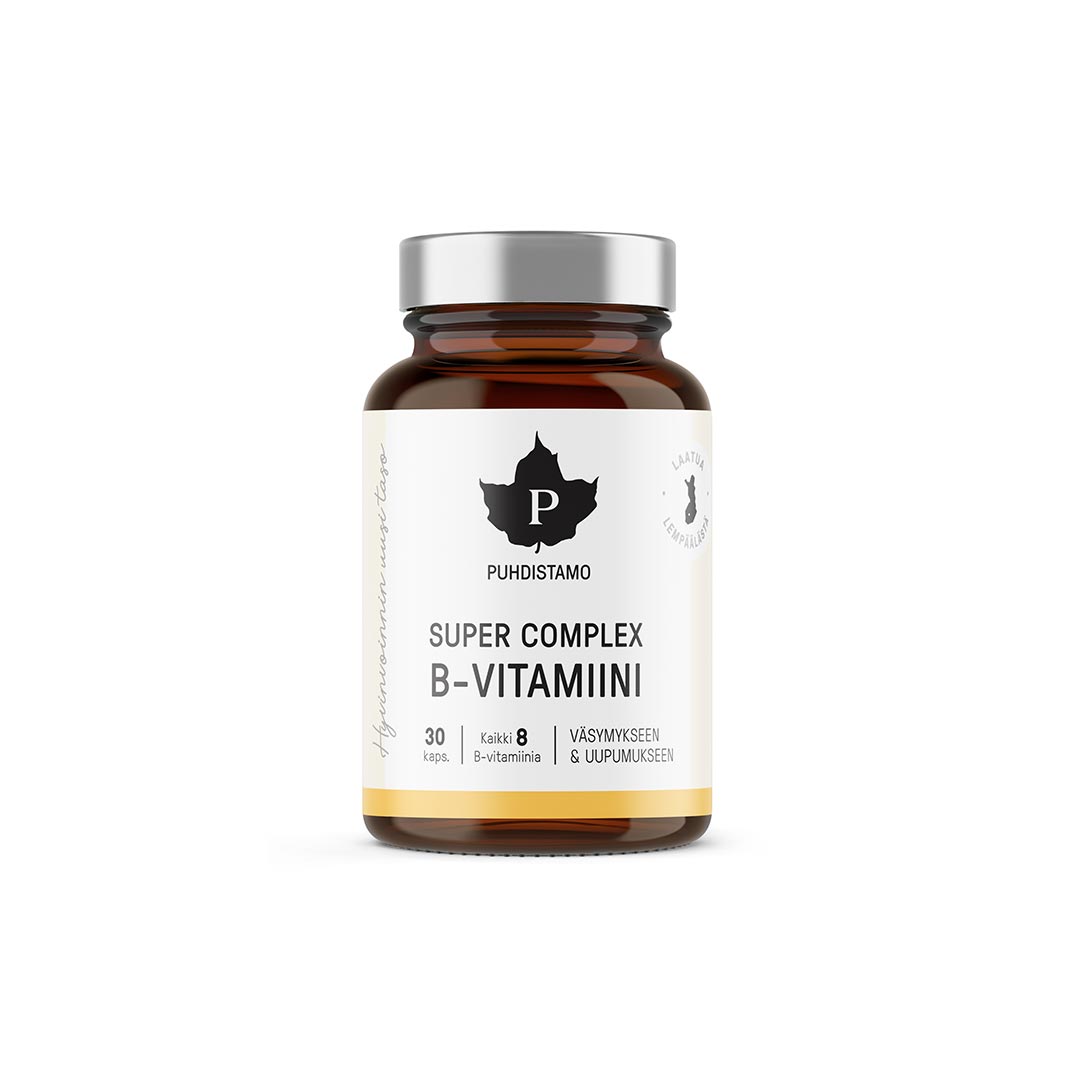 Puhdistamo Super Complex B-vitamiini 30 kaps