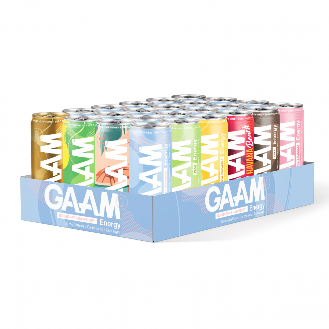 24 x GAAM Energy 330 ml Valitut Maut