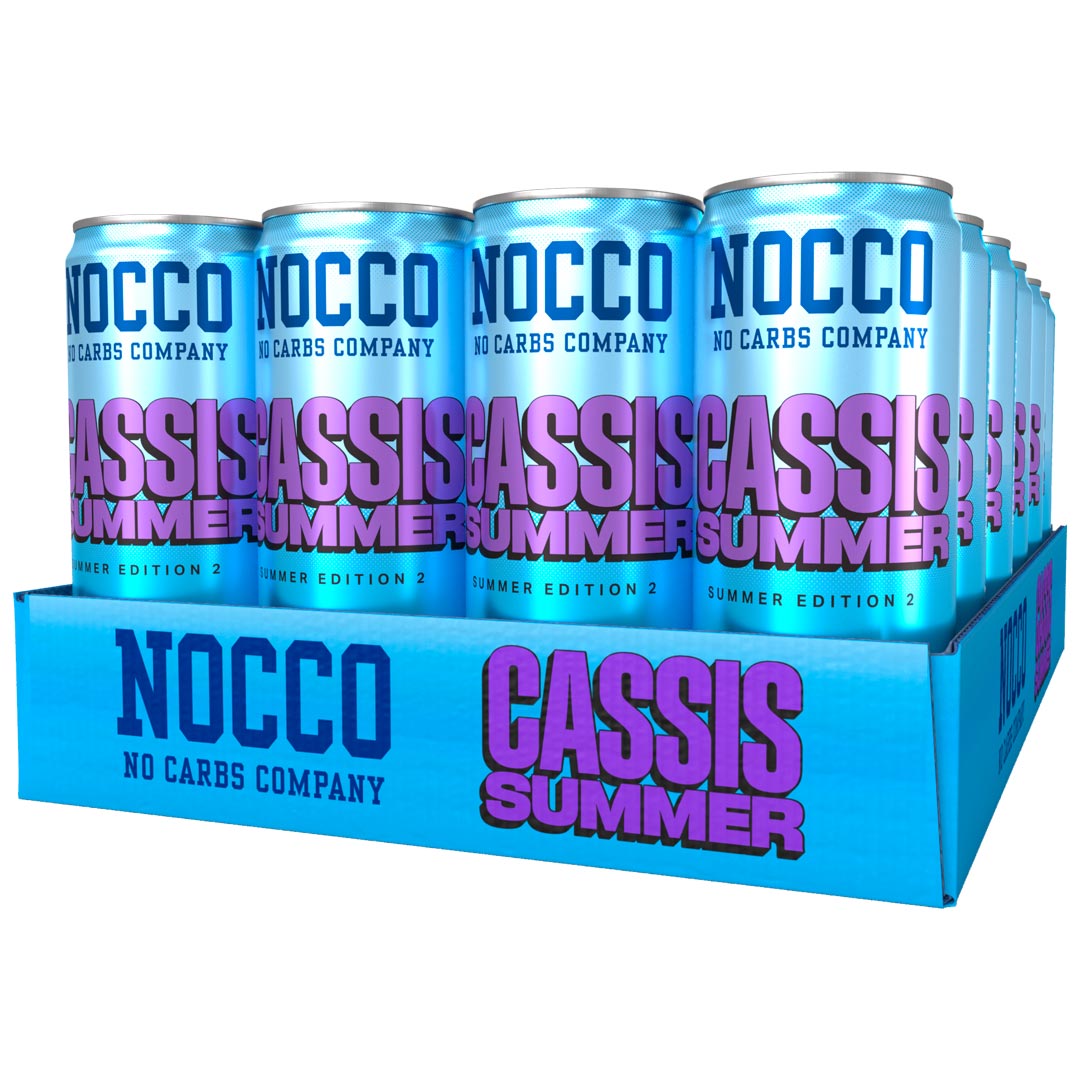 24 x NOCCO BCAA 330ml Cassis Summer