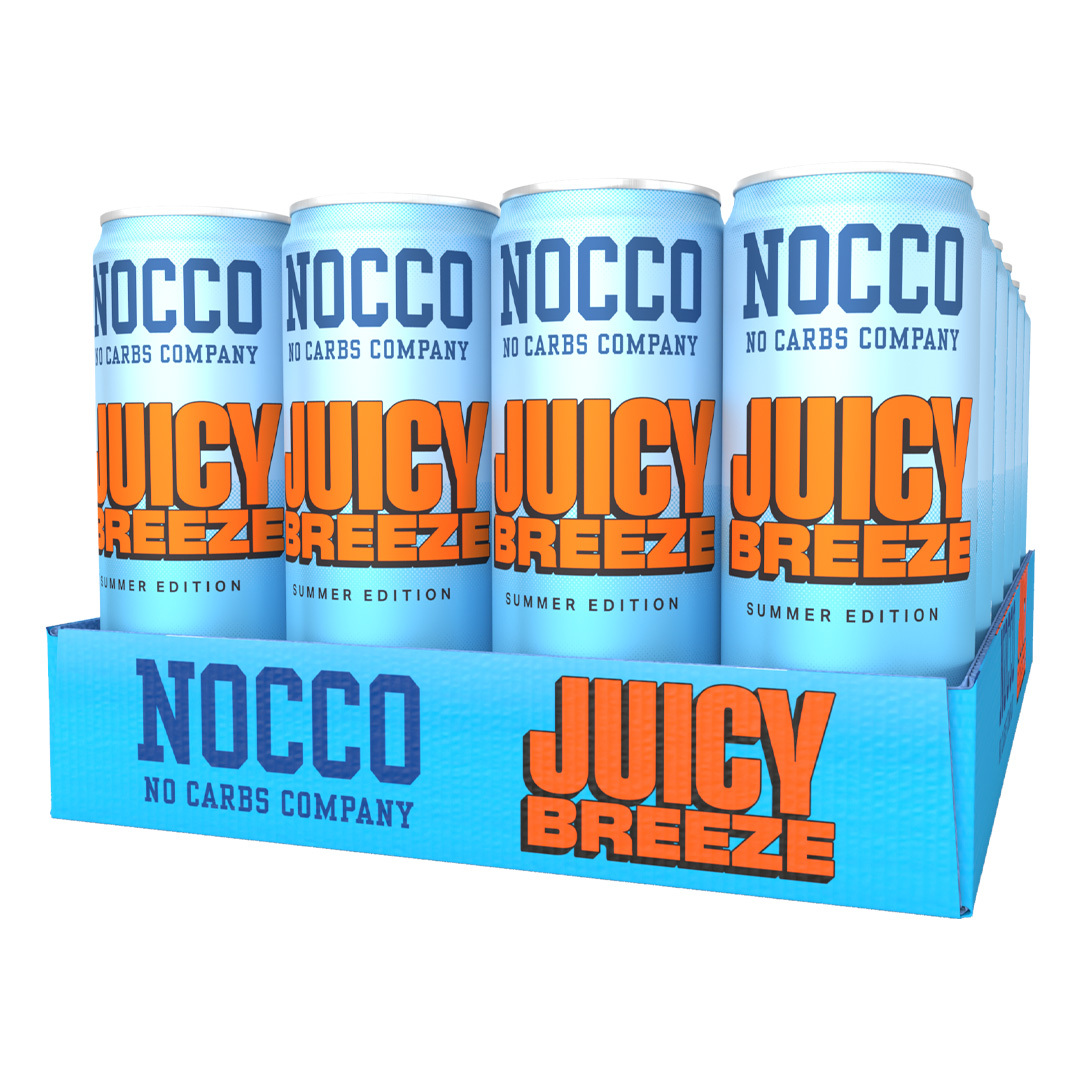 24 x NOCCO BCAA 330 ml Juicy Breeze