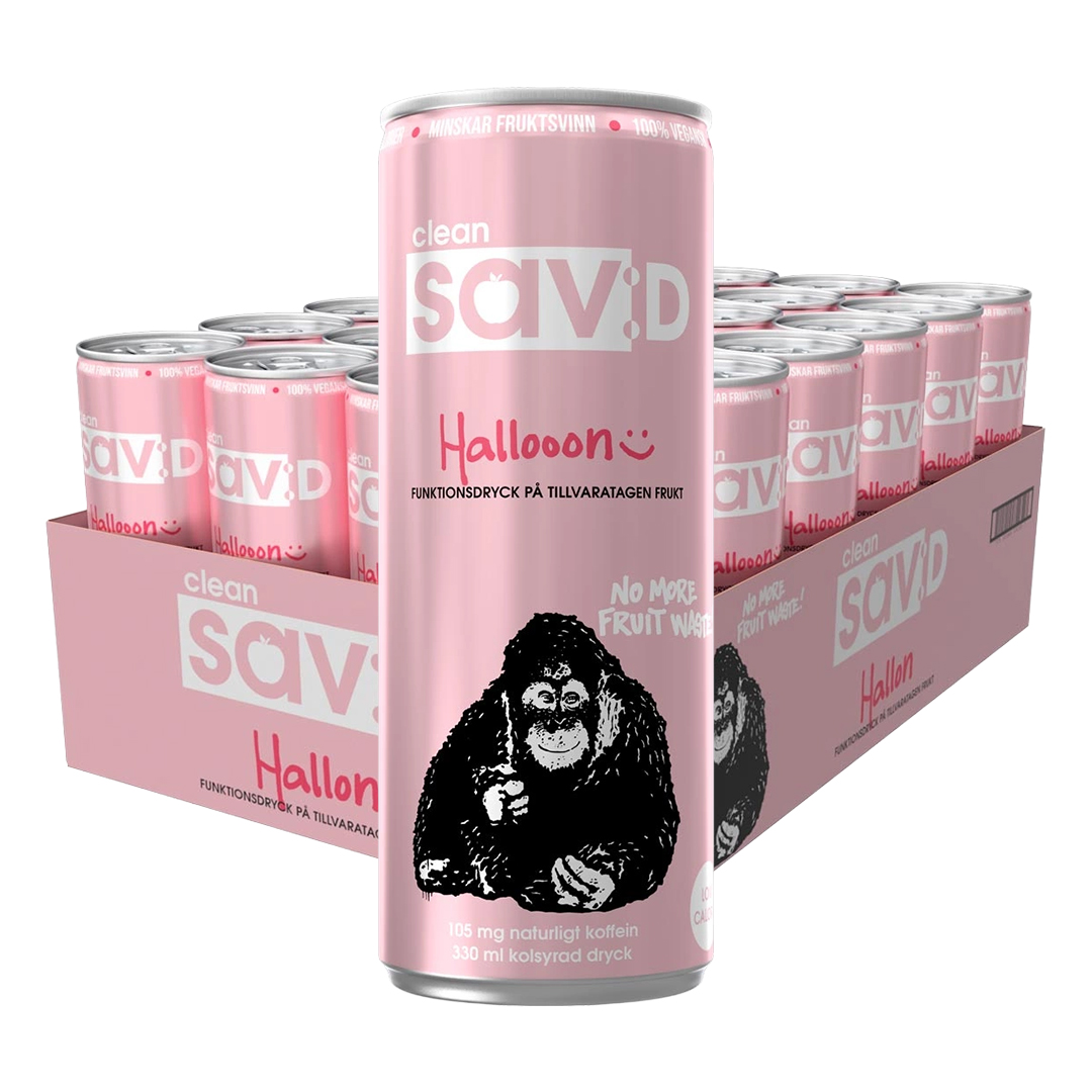24 x Clean sav:D 330 ml Vadelma