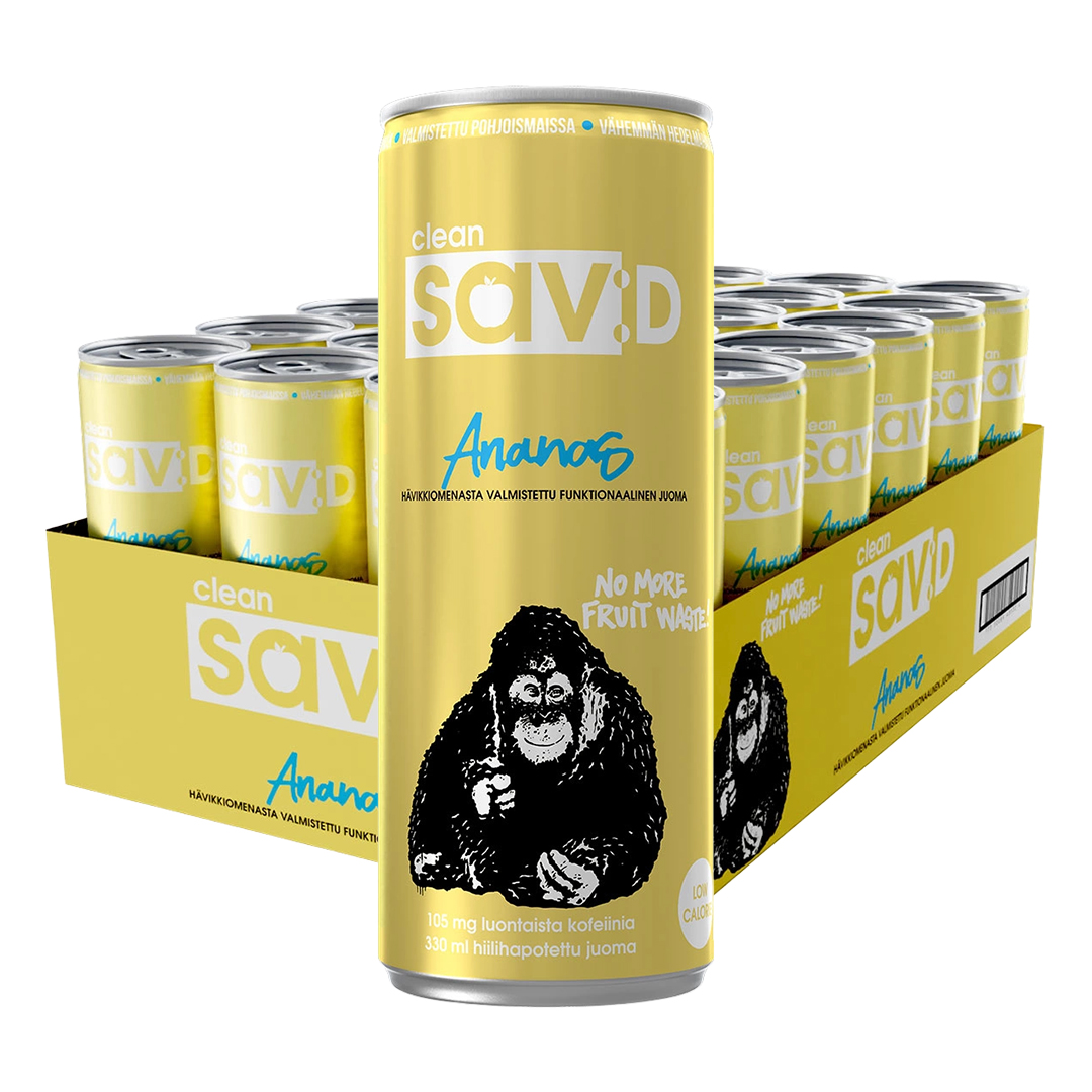 24 x Clean sav:D 330 ml Ananas 
