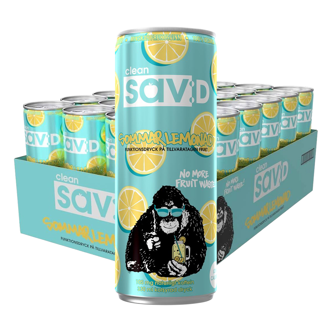 24 x Clean sav:D 330 ml Summer Lemonade SUPER DEAL