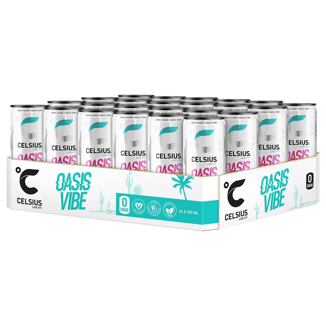 24 x Celsius 355 ml Oasis Vibe