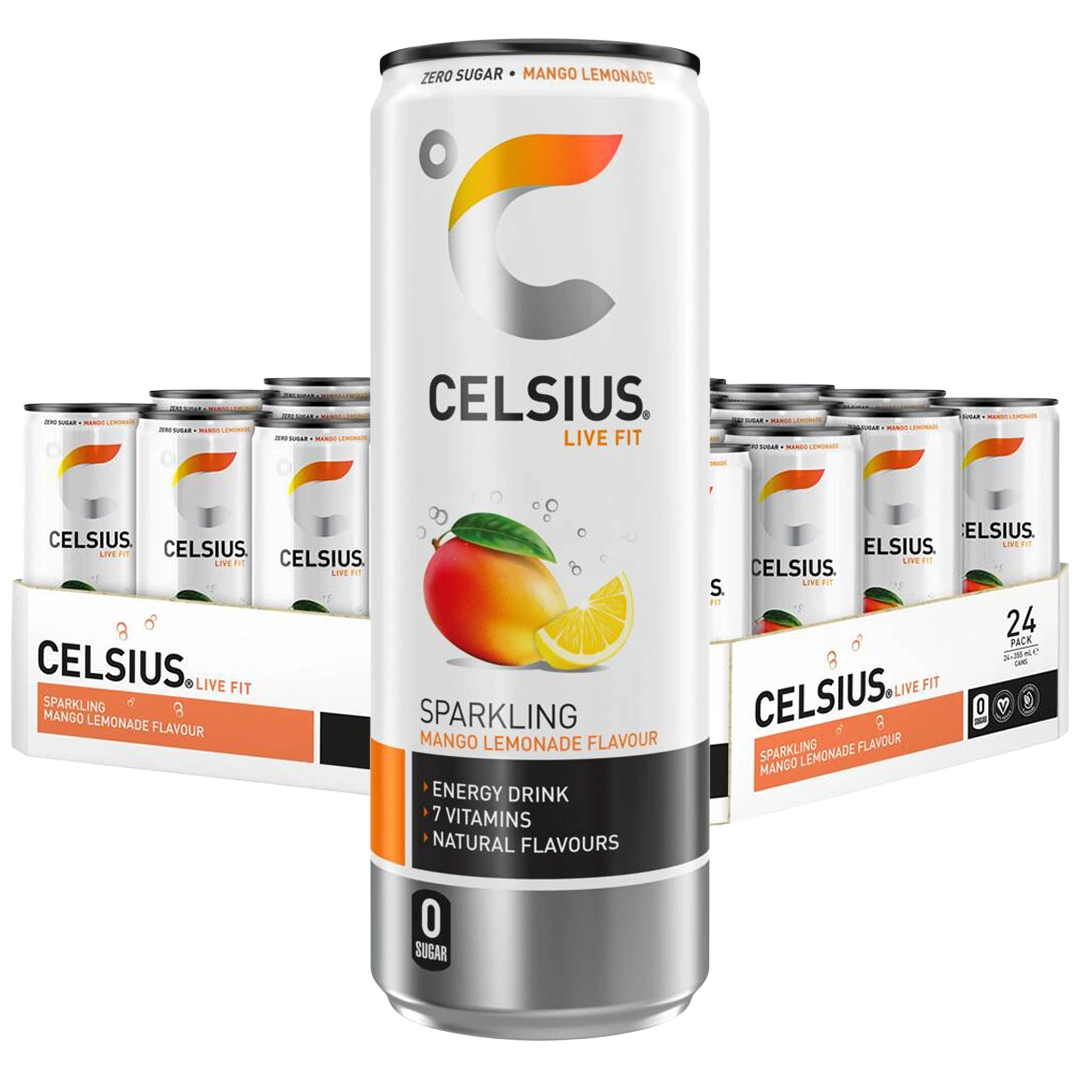24 x Celsius 355 ml Mango Lemonade