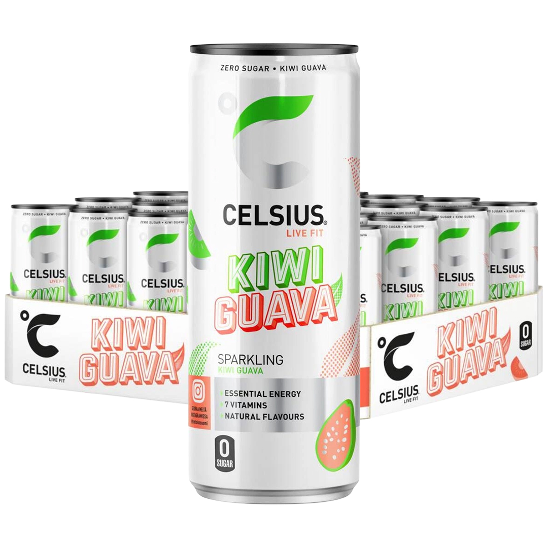 24 x Celsius 355 ml Kiwi Guava SUPER DEAL