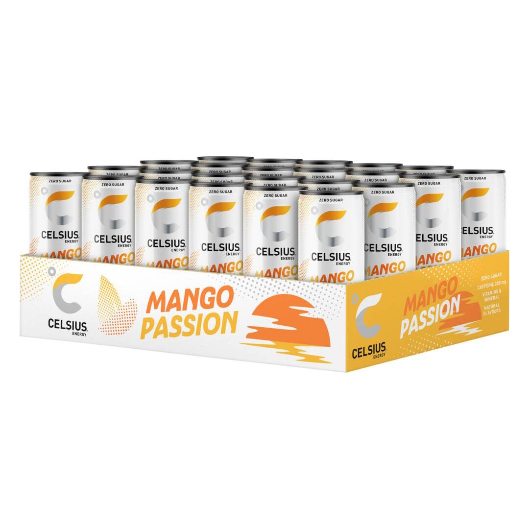 24 x Celsius 355 ml Mango-Passion