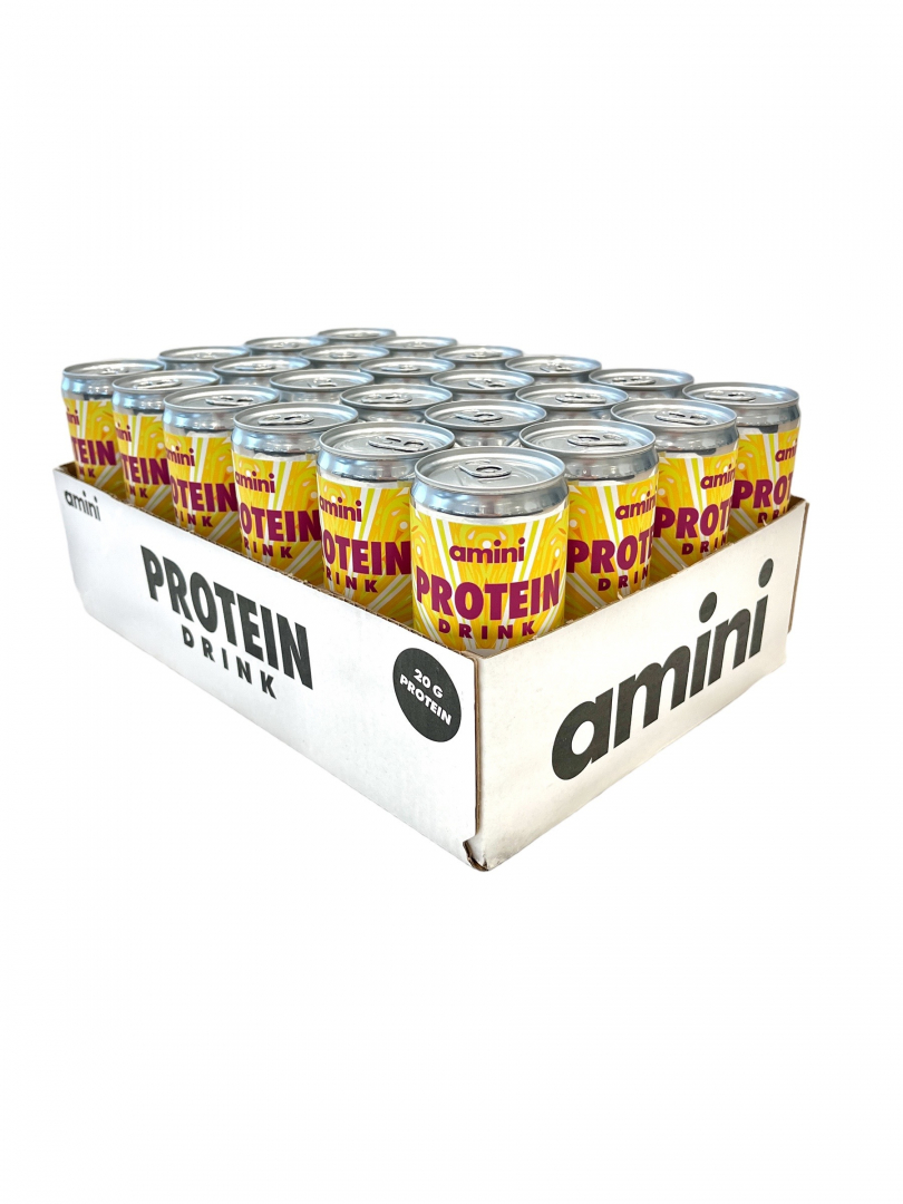 24 x Amini Protein Drink 330 ml Pineapple Passion