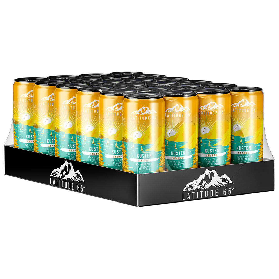 24 x Latitude 65 330 ml Kusten - Ananas