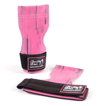 Gorilla Wear Lifting Grips Pink