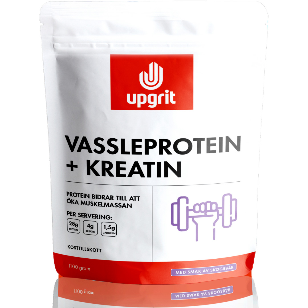 Upgrit Vassleprotein + Kreatiini 1.1  kg