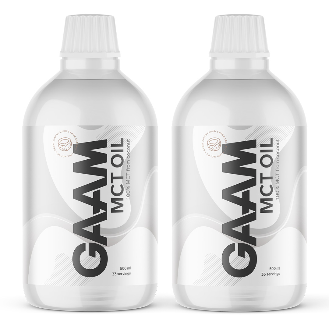 2 x GAAM MCT Oil 500 ml