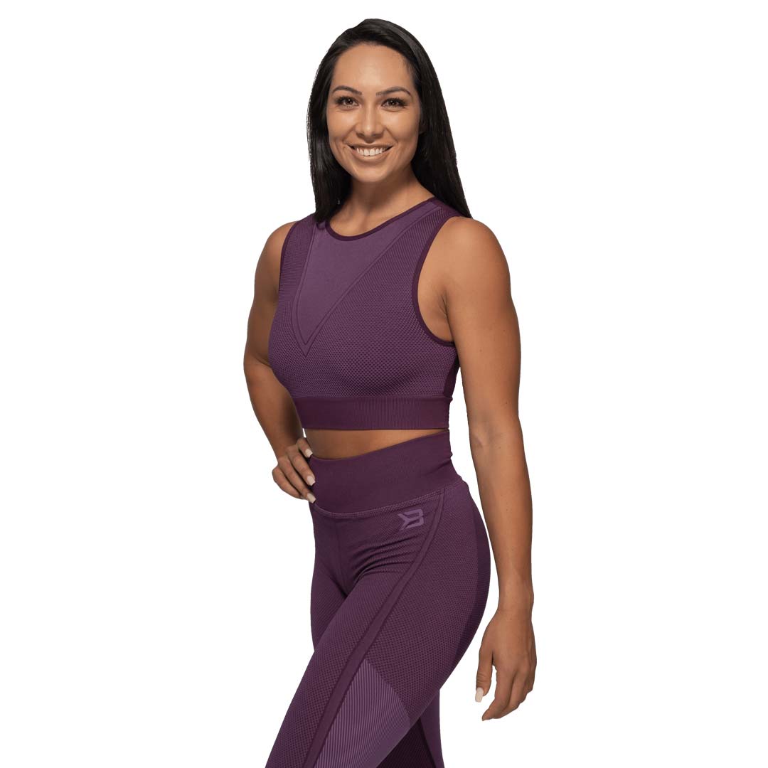 Better Bodies Roxy Seamless Top Royal Purple