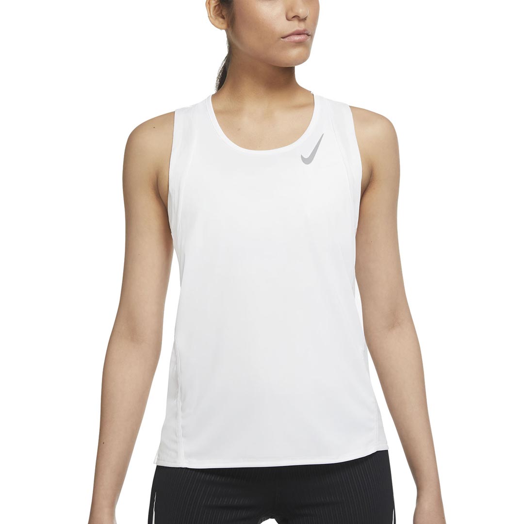 Nike Dri-FIT Race Singlet White