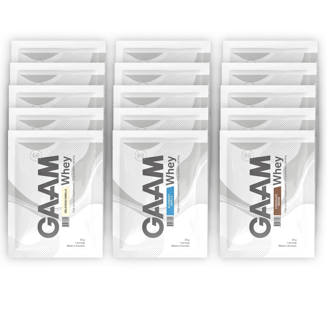 15 x GAAM Whey MIX 33 g