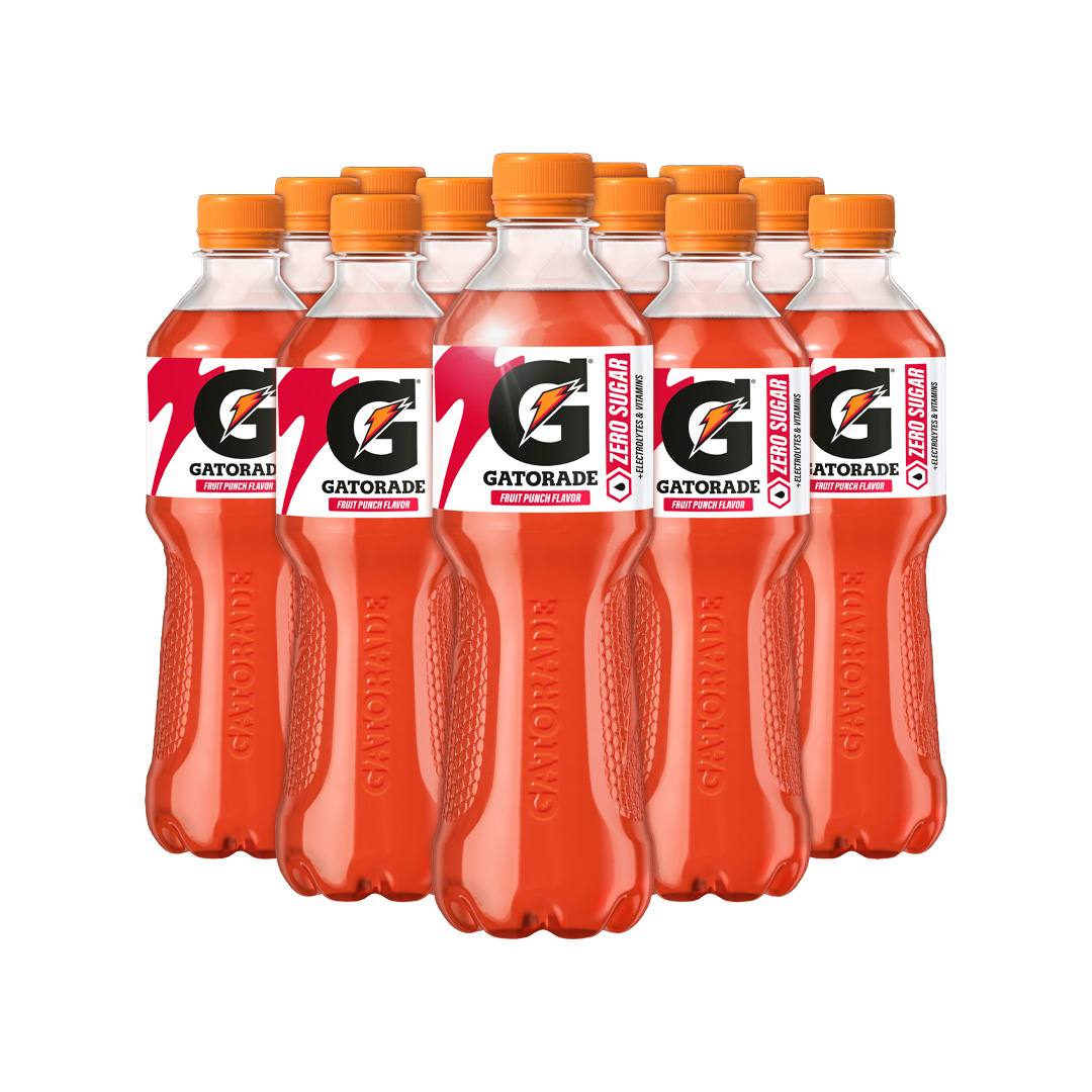 12 x Gatorade 500 ml Fruit Punsch Zero