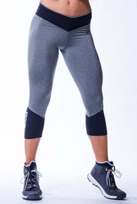 NEBBIA High Waist 3/4 Tights Khaki