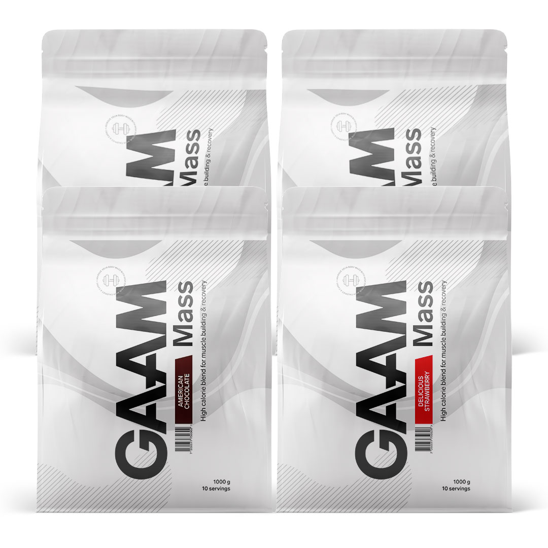 4 x GAAM 100% MASS Premium 1 kg
