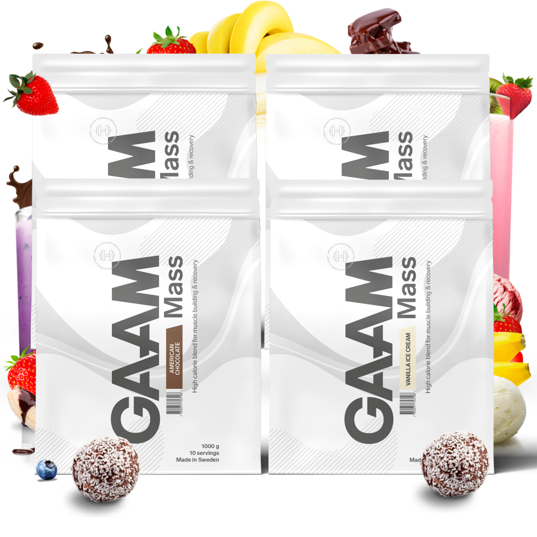 4 x GAAM 100% MASS Premium 1 kg