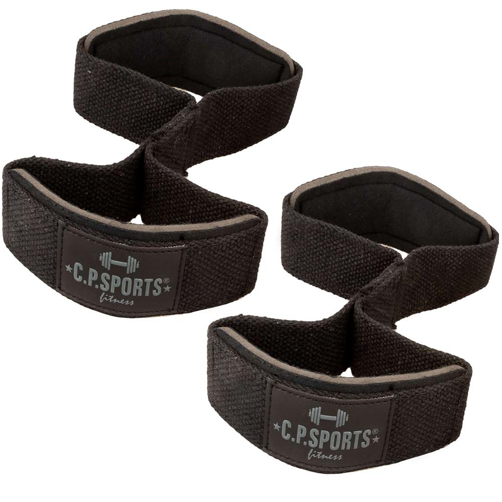 C.P. Sports Figure 8 Straps - Closed Loop Quick Straps Black