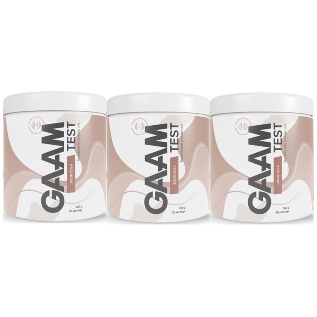 3 x GAAM Candy Series Test 260 g