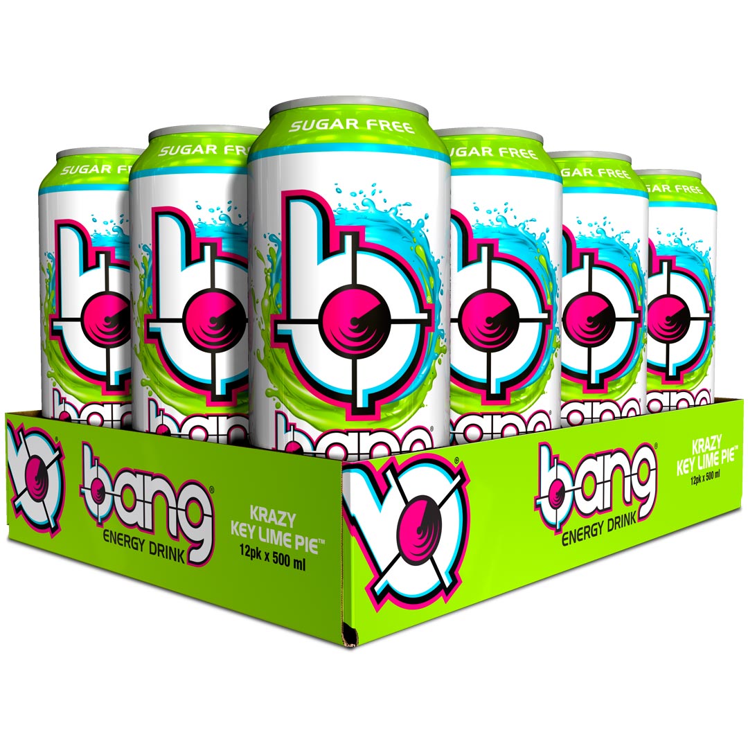 12 x Bang Energy Drink 500 ml Key Lime Pie