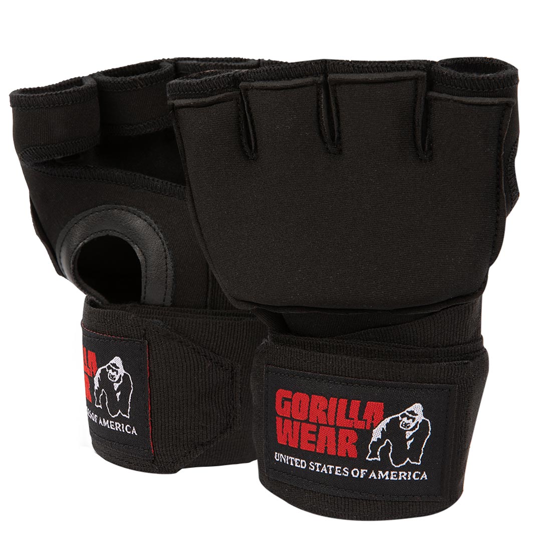 Gorilla Wear Gel Glove Wraps Black
