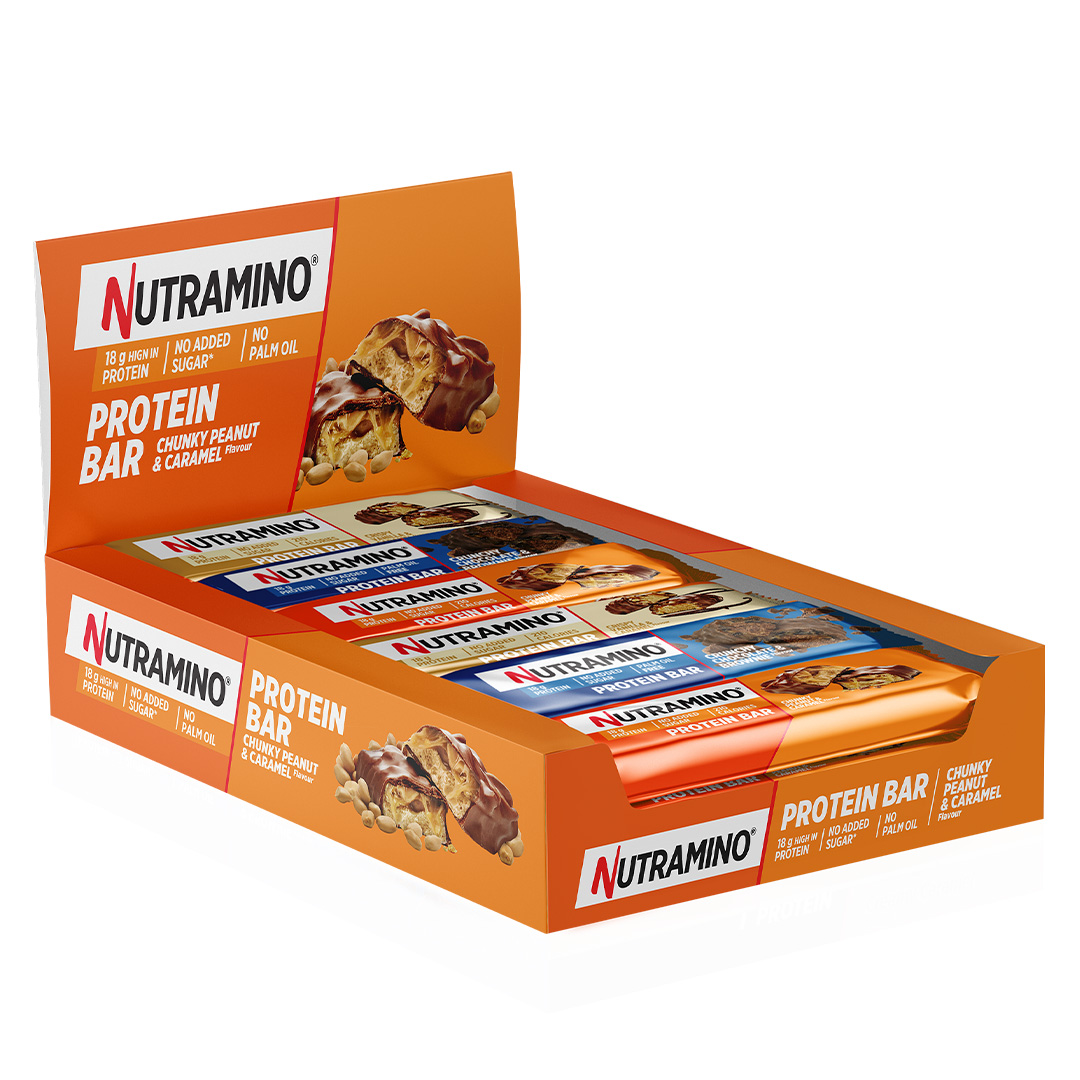 12 x Nutramino Protein Bar 55 g Mix-laatikko