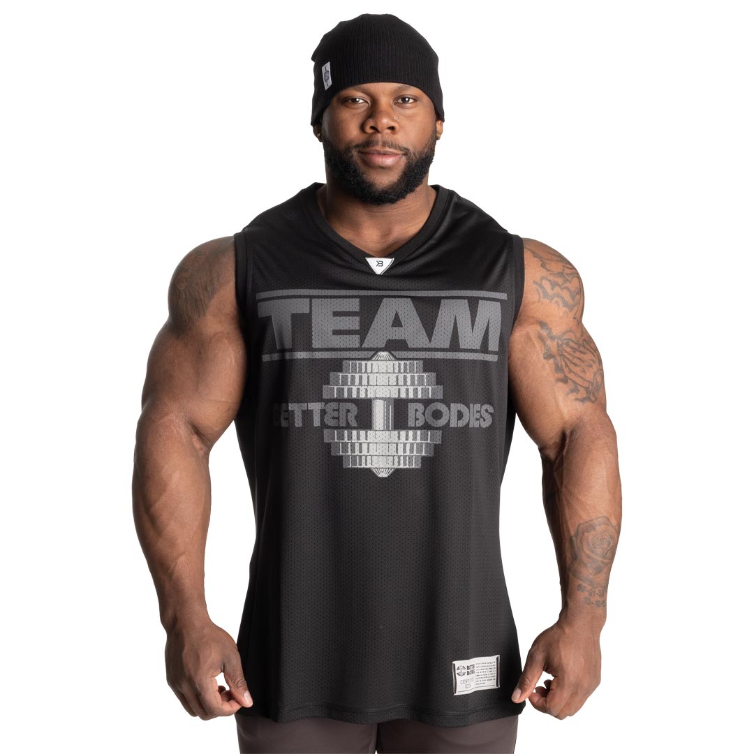 Better Bodies Iron Mesh Tank Black