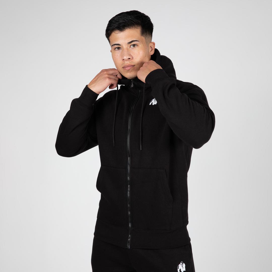 Gorilla Wear Kennewick Zipped Hoodie Black