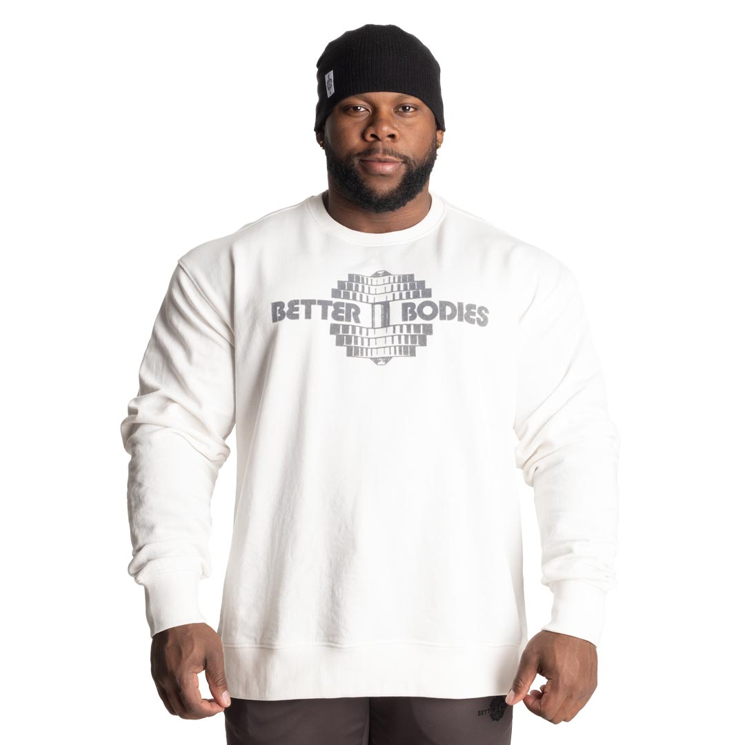 Better Bodies Union Crewneck OffWhite