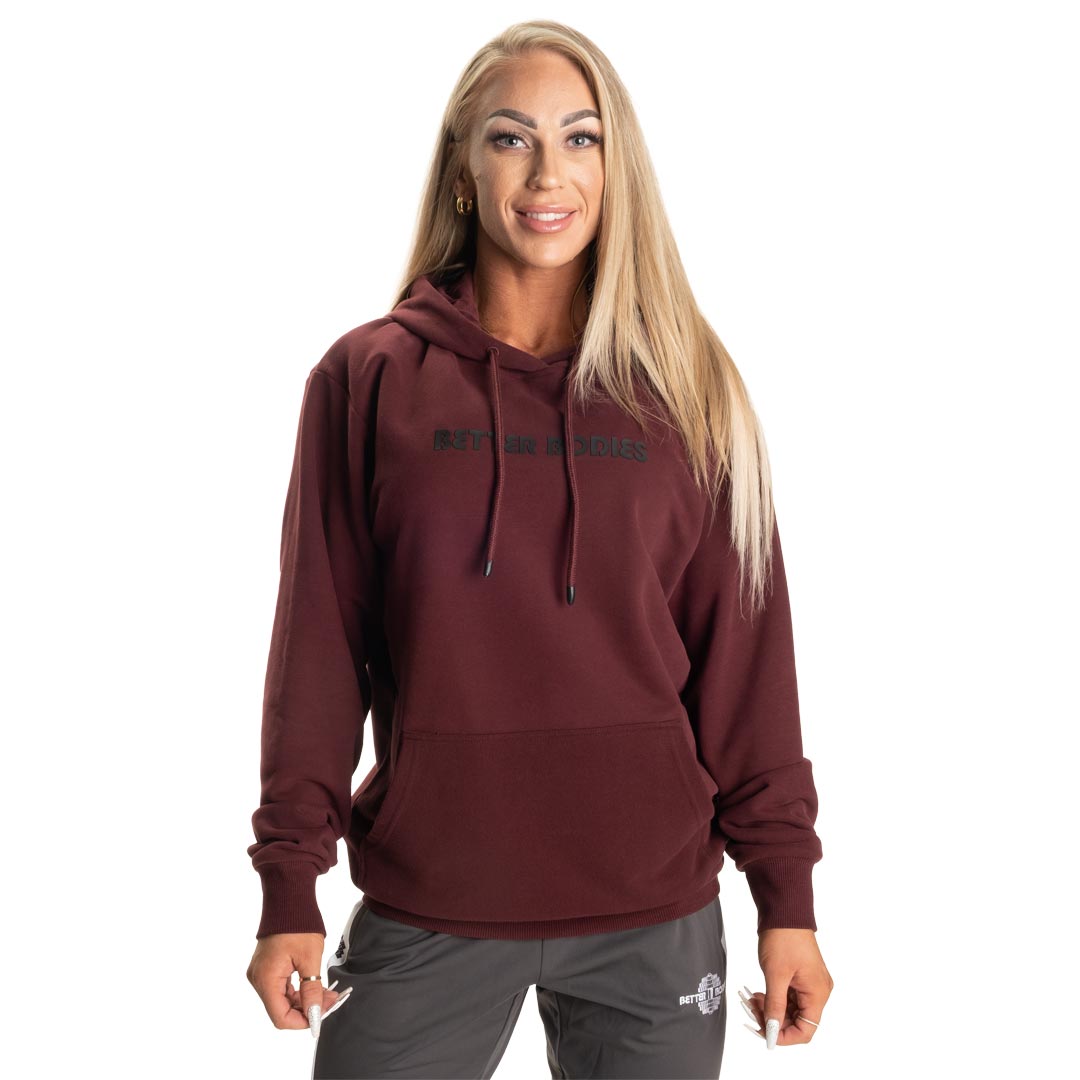 Better Bodies Logo Hoodie V2 Maroon