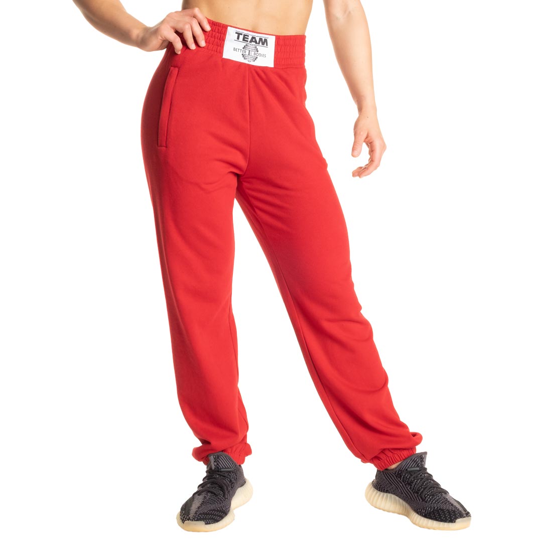 Better Bodies Highbridge Sweatpants V2 Chili Red