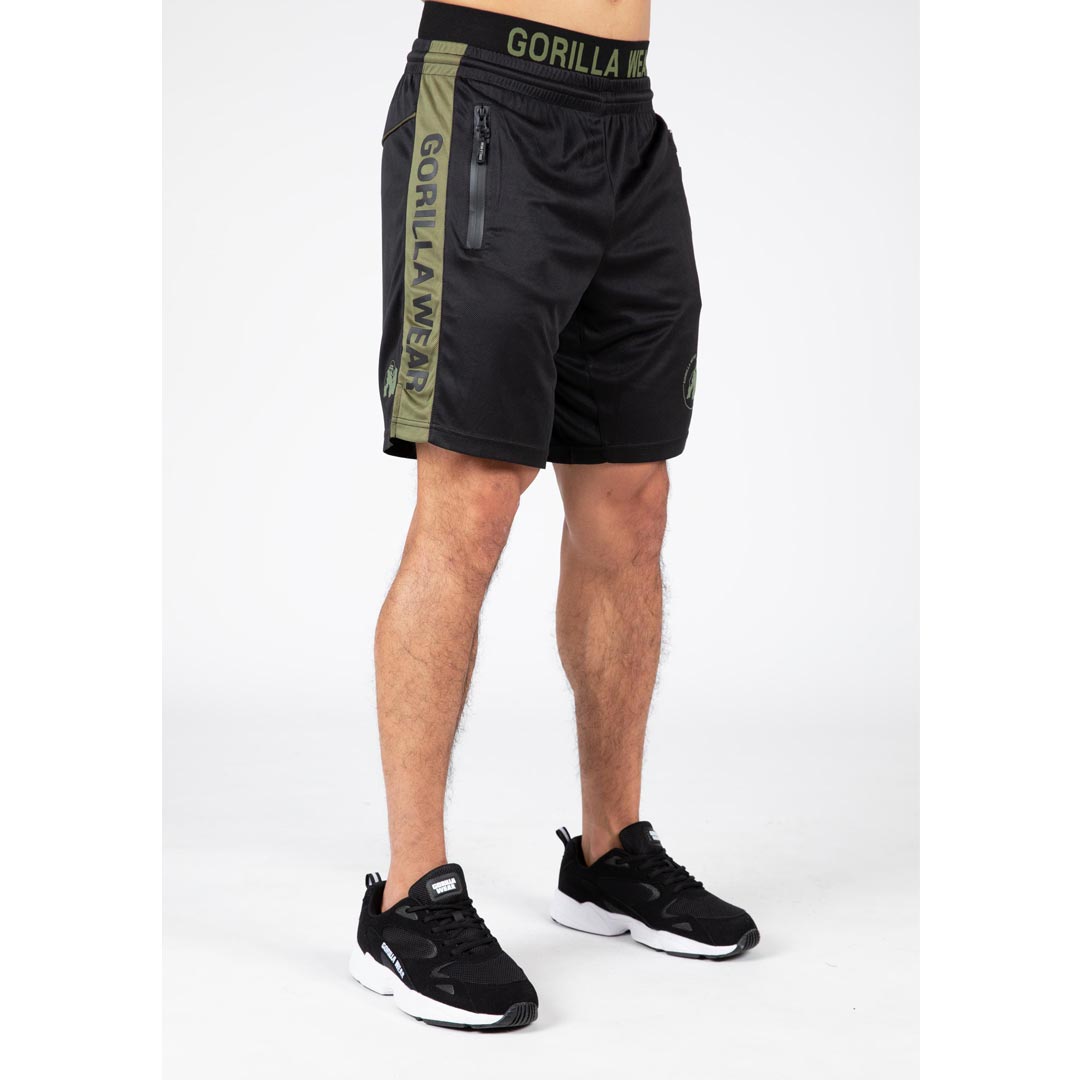 Gorilla Wear Atlanta Shorts black/green