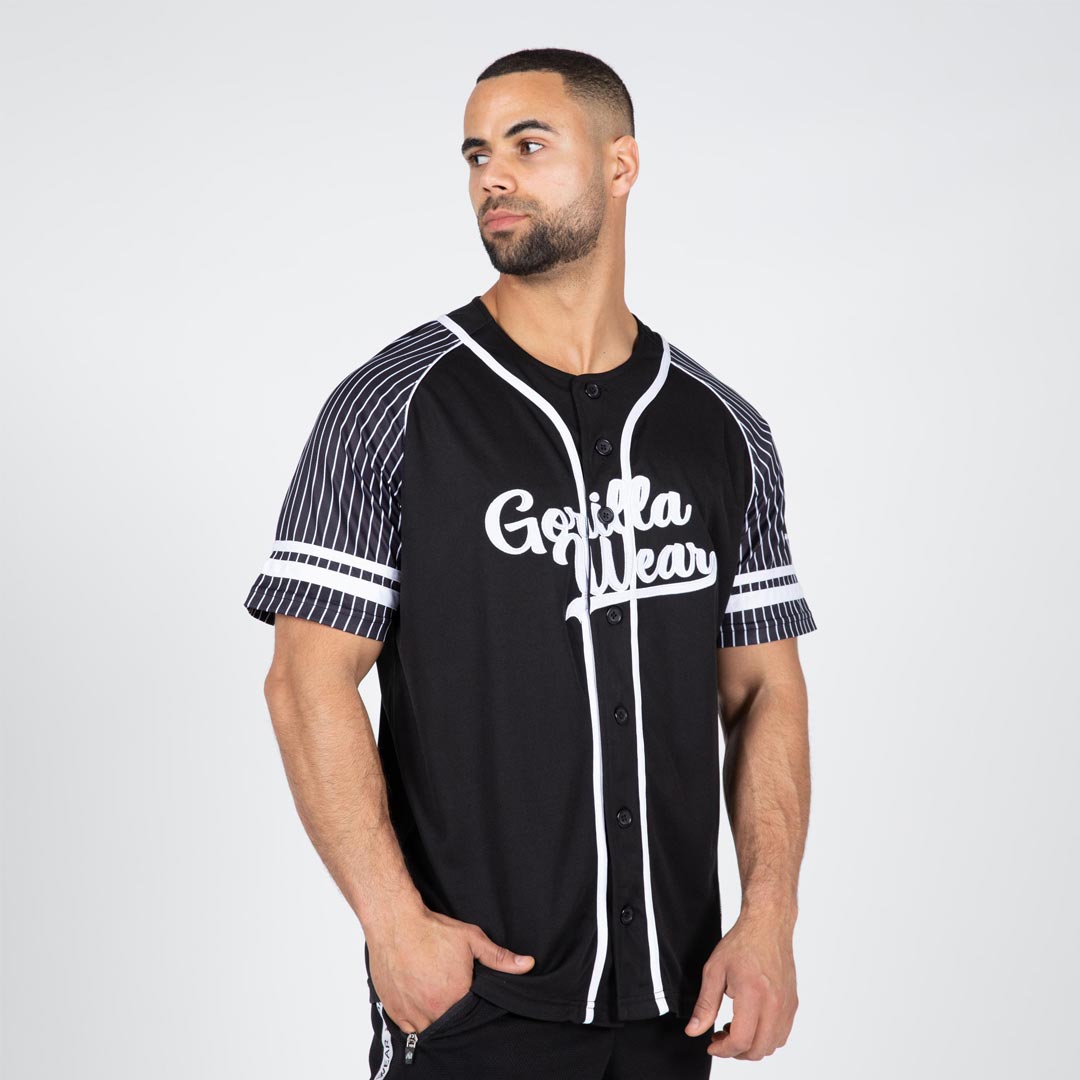 Gorilla Wear 82 Baseball Jersey Black