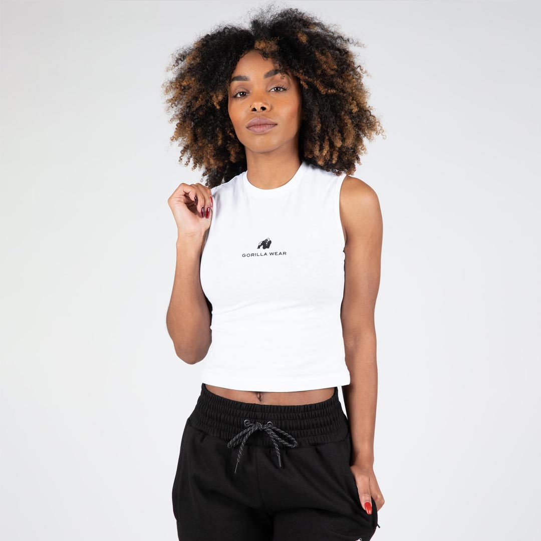 Gorilla Wear Livonia Crop Top white