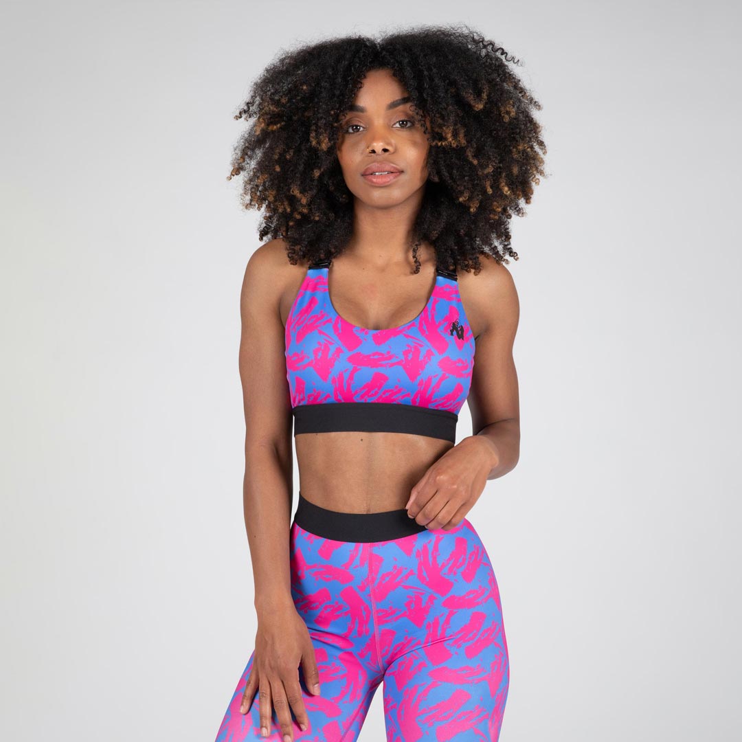 Gorilla Wear Colby Sports Bra blue/pink