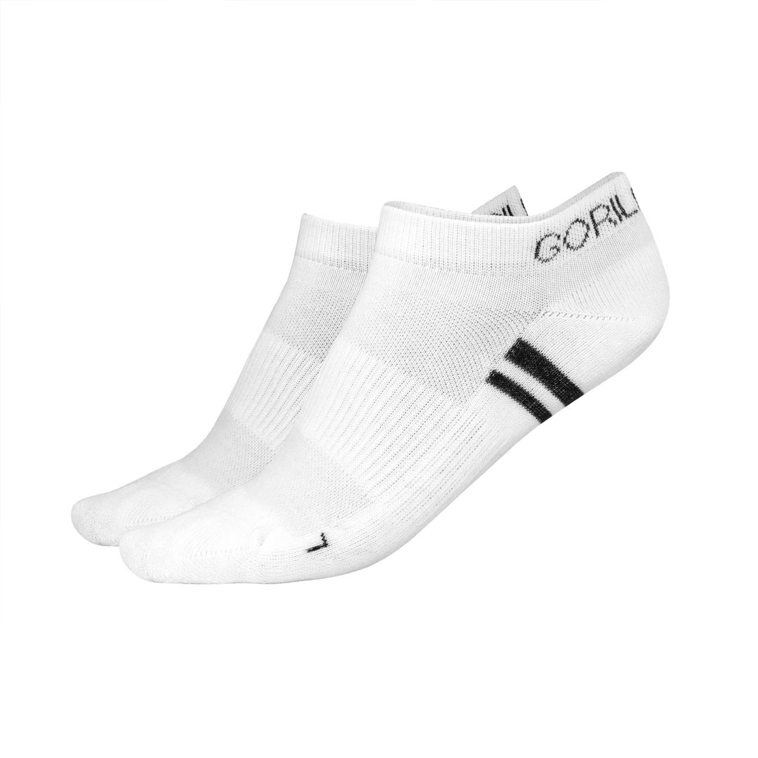 Gorilla Wear Quarter Socks 2-Pack White