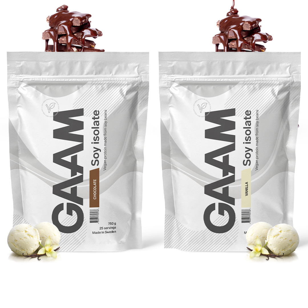 2 x GAAM Soy Isolate 750 g