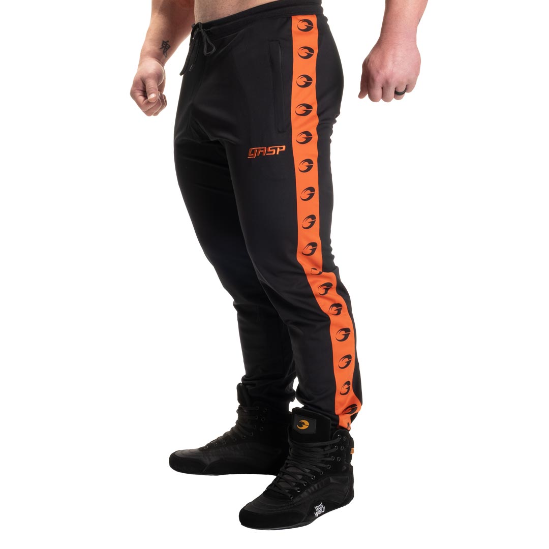 GASP Track Suit Pants Black/Flame