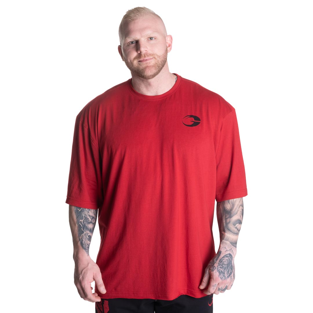 GASP Division Iron Tee Chili Red