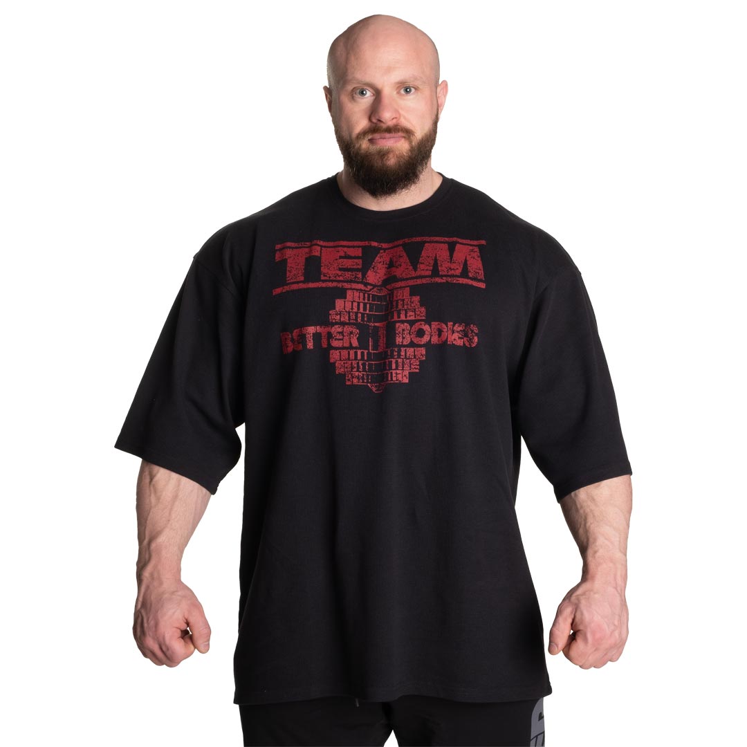 Better Bodies Team Iron Thermal Tee Black/Red