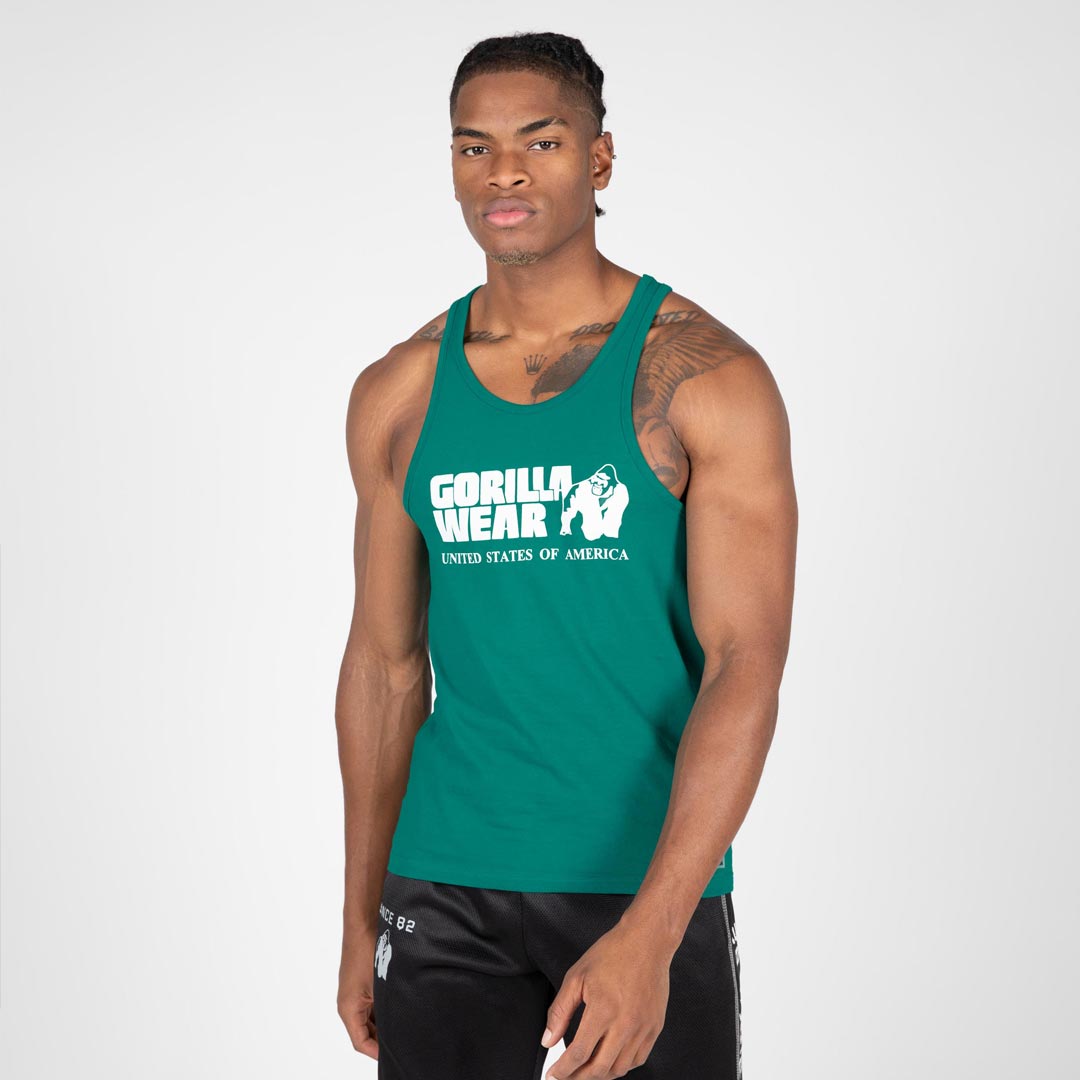 Gorilla Wear Classic Tank Top Teal Green