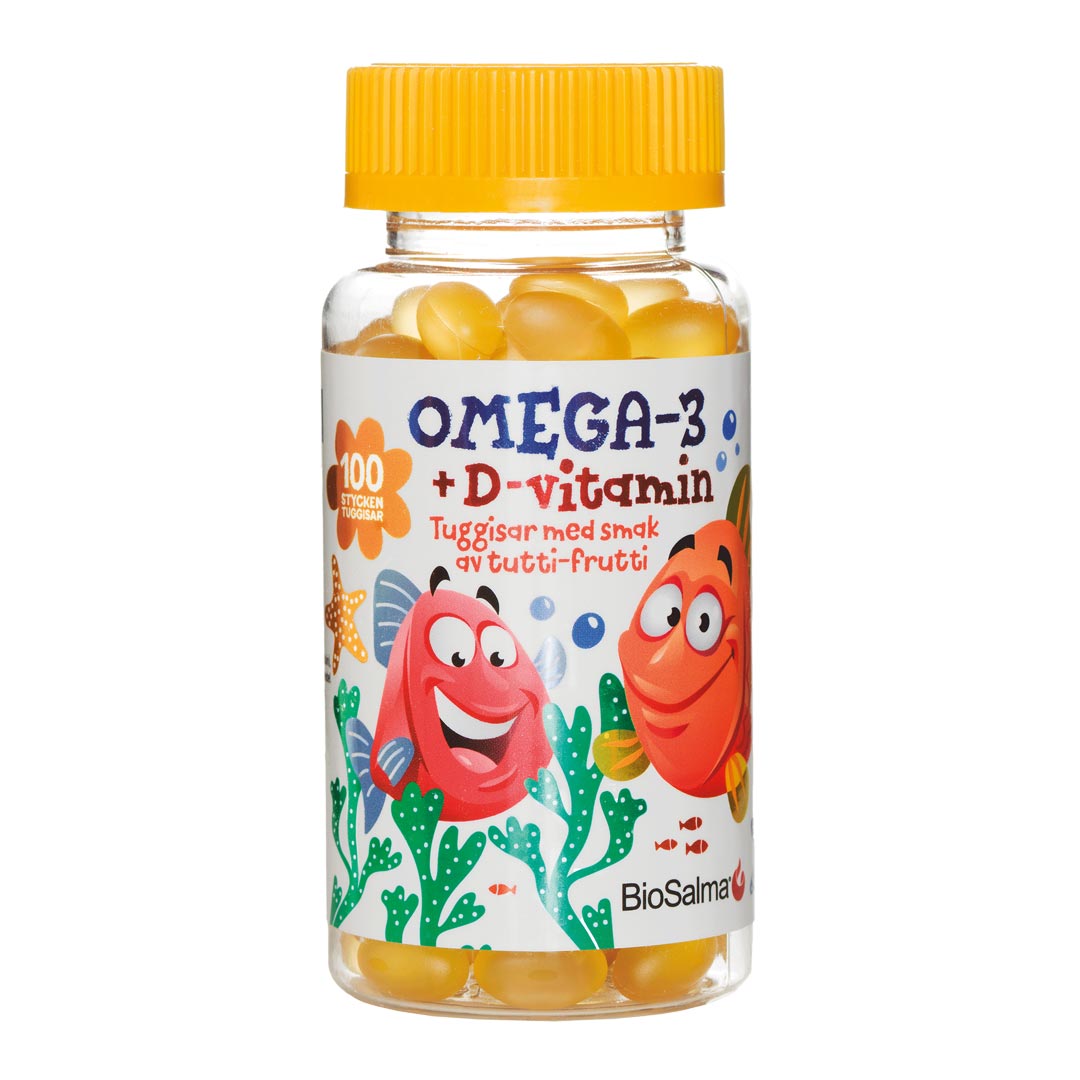 BioSalma Omega-3 100 pcs Tutti Frutti