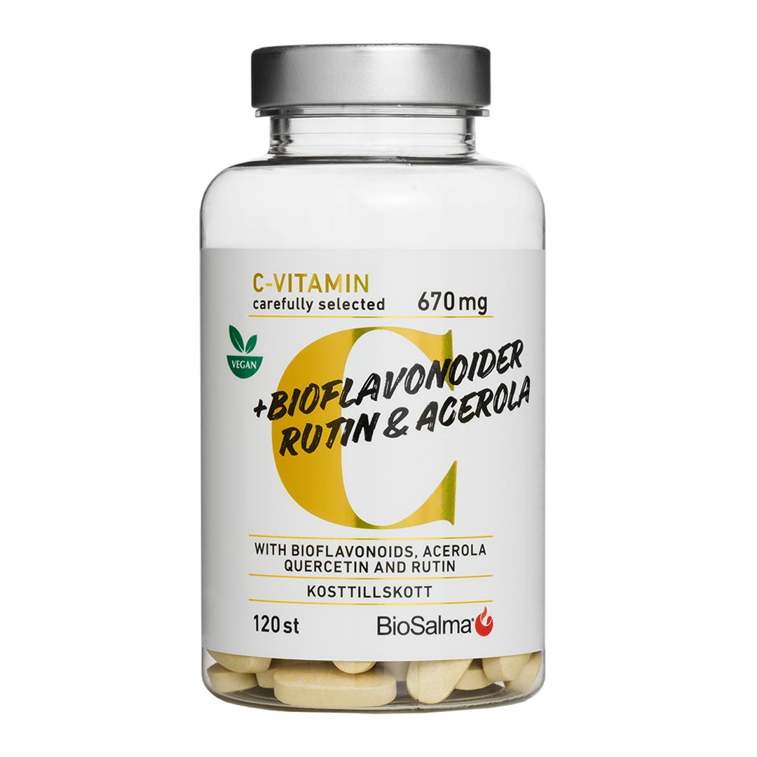 BioSalma C-vitamin Bioflavonider 120 tabs