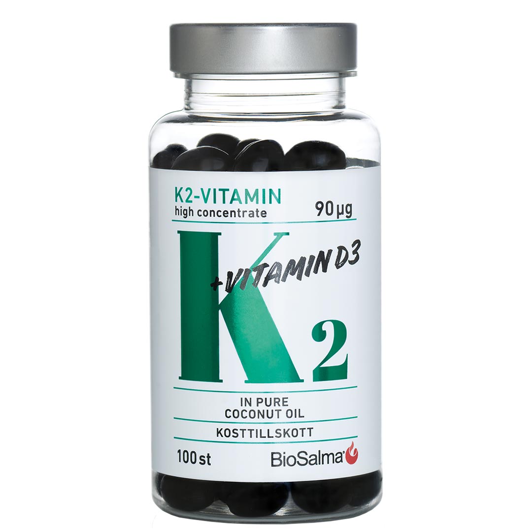 BioSalma K2-vitamin High Concentrate 90 µg 100 caps