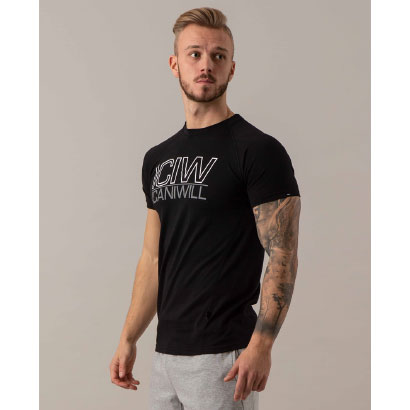 ICANIWILL Tri-blend T-shirt Black/Grey